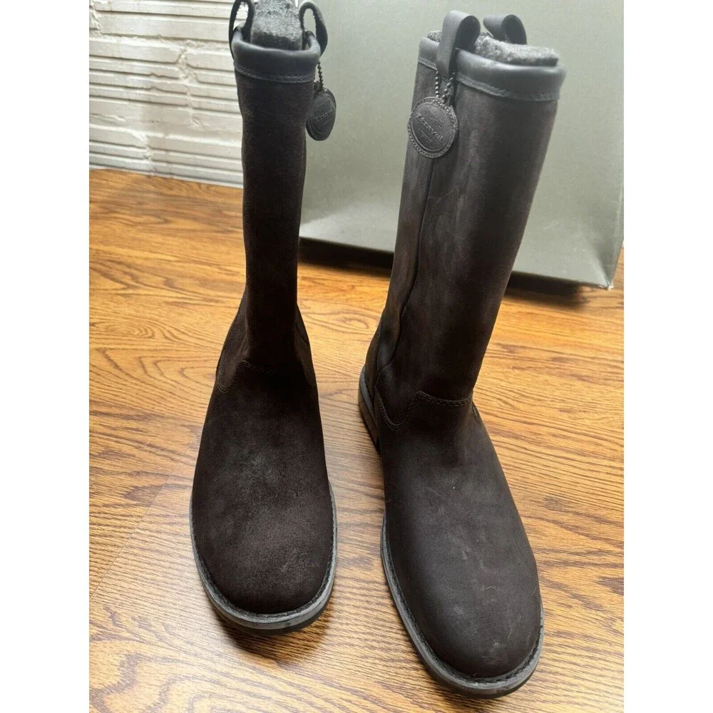 Rockport‎ I.Travel Boots Mens EUR 45 US 12 Waterproof Kendrick BLACK Leather